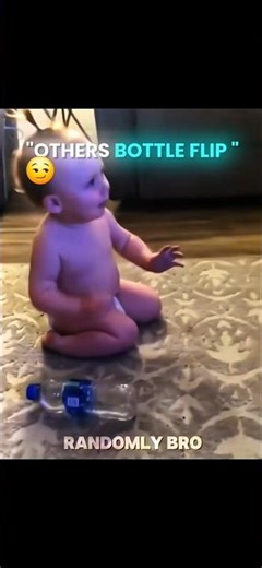 Bottle flip challenge gone wrong💀