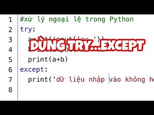 Instructions for using the Try command to handle exceptions in Python