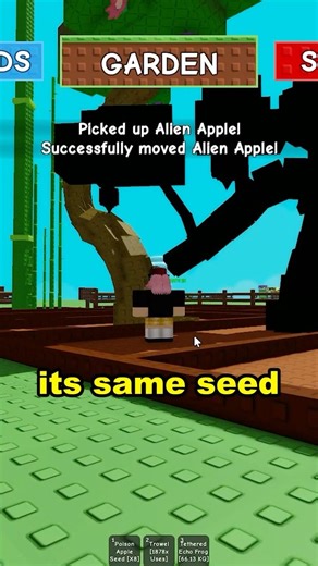 Poison Apple vs Alien Apple #roblox #growagarden