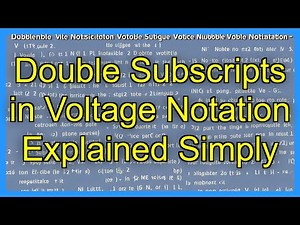 Double Subscripts in Voltage Notation Explained Simply