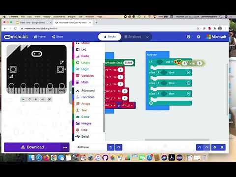 Dot Chaser (MakeCode micro:bit)