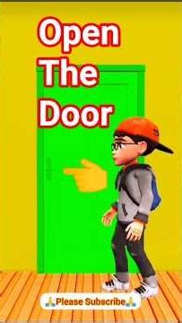 Scary Teacher Nick Open the Door! EscapesThe Deer!😯#funny #cartoon #animation #shorts
