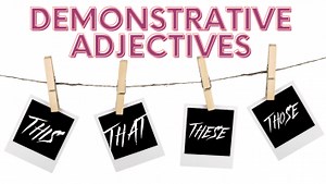 mach demonstrative adjectives