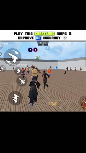 New Craftland Map Code 👇 #freefire #shortsfeed #trending #shorts