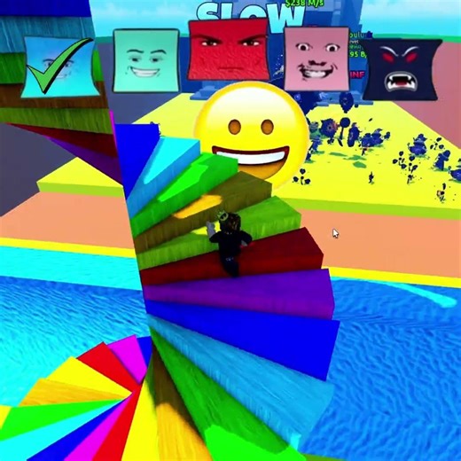 Roblox Ladder vs Waves 😱 #escapetsunamiforbrainrots #roblox