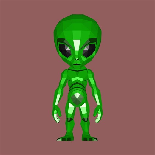 Alien Papercraft - Etsy
