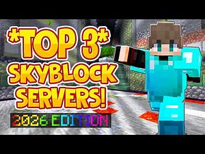 TOP 3 SKYBLOCK SERVERS *SPRING* EDITION | Bedrock & JAVA BEST Skyblock | 1.8/1.19/1.20/BEDROCK