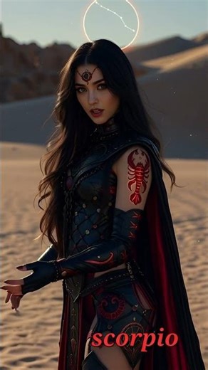 Scorpio Warrior Princess 🦂 | Dark Power Zodiac Queen ♏