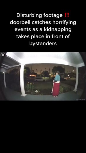 Bystanders watch in horror as woman screams for help in what appears to be a kidnapping. A car with its trunk open can be seen speeding away as the screams become more distant. Would you have tried to help? #ringdoorbell #doorbellcam #scary