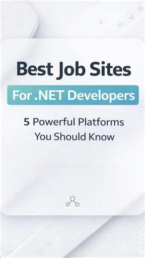 Top 5 Websites to Find .NET Developer Jobs 🚀 #shorts #shortsfeed #youtubeshorts