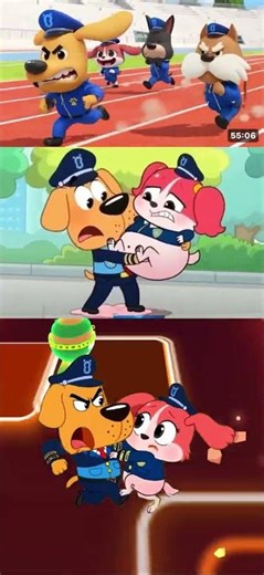 Sheriff Labrador 🆚 Police Officer 🆚 Sheriff Labrador 🎶 Tiles Hop EDM Rush #sherifflabrador