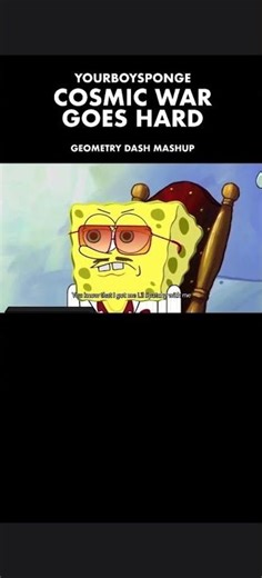COSMIC WAR🍔 #geometrydash #shorts #spongebob #rap #trending #viral #music #mashup #gd #fypシ #fire #w