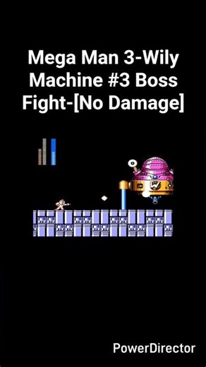 Mega Man 3-Wily Machine #3 Boss Fight-[No Damage] #megaman #retrogaming #nodamage
