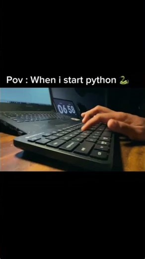 First Day of Learning Python 🐍💀 #shorts