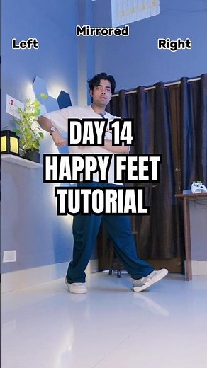 Day 14/90 happy feet tutorial #dan #dance #dancetutorial