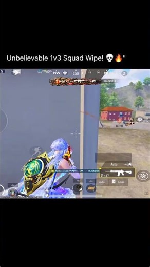 Unbelievable 1v3 Squad Wipe! 💀🔥#bgmishorts
