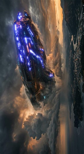 AlienAI - an alien ship recharging #aiart #alieninvasion