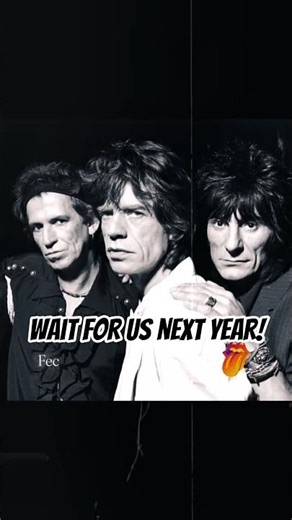 Wait for us next year! #fec #rolllingstones #mickjagger #keithrichards #ronniewood