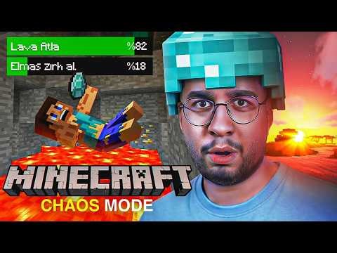 İZLEYİCİLERİM OYUNU BİTİRMEME ENGEL OLUYOR! | MINECRAFT CHAOS MOD