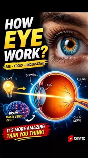 How eye 👁️ work 3d video #eye #viral #3dexplane #targetstudyaccdemy #target_study_accdemy