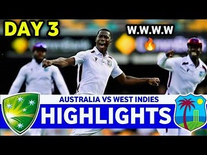 AUS vs WI 2nd Test Match Highlights | Full Match Recap | 2025 Test Series