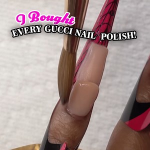 I Bought Every Gucci Nail Polish | Longhairprettynails