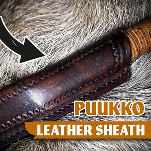 2.7M views · 10K reactions | Making a Puukko Leather Sheath | Make N' Create | Facebook