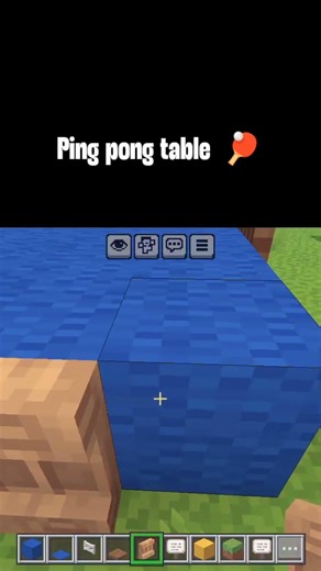 Ping pong 🏓 table build #minecraft #minecraft100k