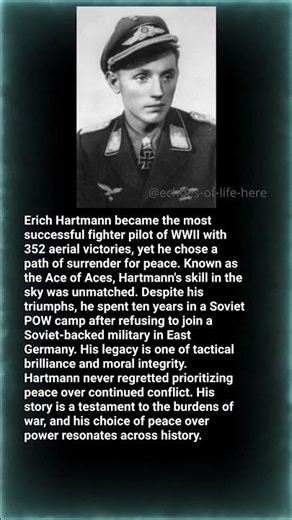 Erich Hartmann — The Ace of Aces Who Surrendered for Peace