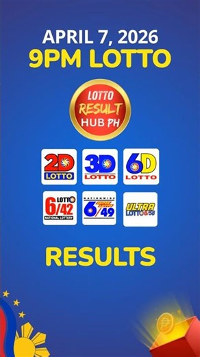 9PM Lotto Result Today April 7, 2026 RECAP PCSO