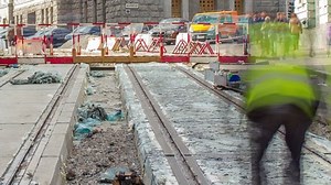 Workers Do Cleaning Railway Tram Line Stock Footage Video (100% Royalty-free) 1095001615 | Shutterstock