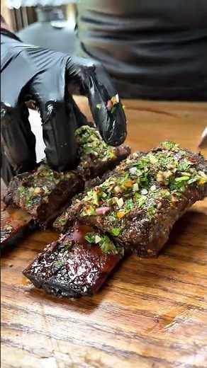 Testing Beef Strips Cooked