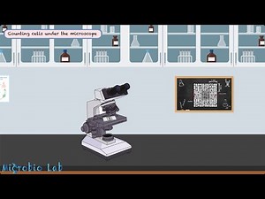 Cell counting with a hemocytometer