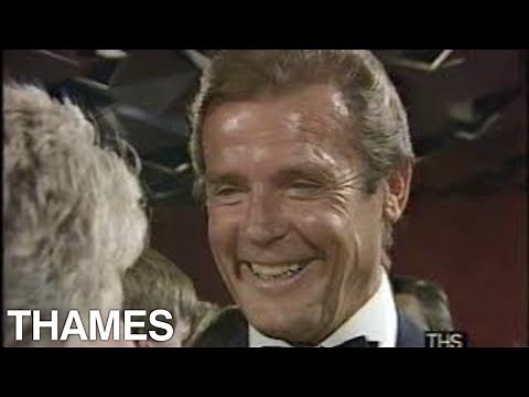 Roger Moore interview | Royal Film Premier | A view to a Kill | 1985
