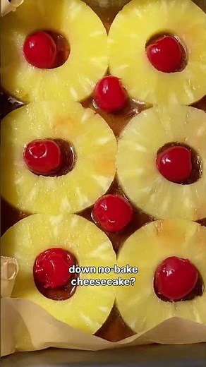 Pineapple Upside Down Cheesecake