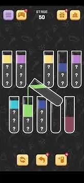 Water Sort Quest Level 50 Walkthrough Solution Android/iOS