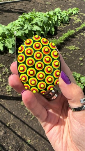 Fidget Rock Dot Art for Mental Health Benefits