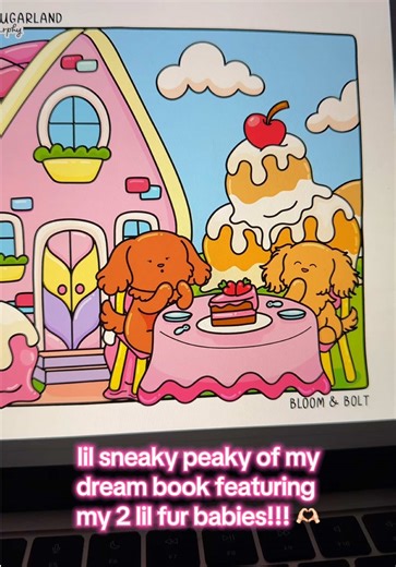 This book has been sooooo much fun to illustrate and it’s almost ready!!! 🥹 my favorite passion project and I’m excited for the different vibe than our usual books! 20 larger pages coloring inspirations for EVERY page in the back!!!! #cardstockcoloringbook #coloringbookforadults #newbookrelease #smallbusinesstok #coloringpages