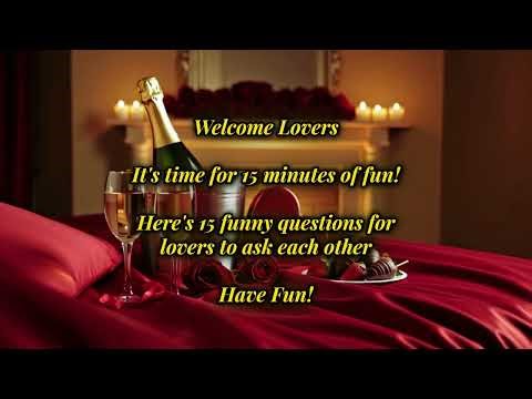 15-Minute Valentine’s Date Night | Romantic Fireplace Music & Love Questions
