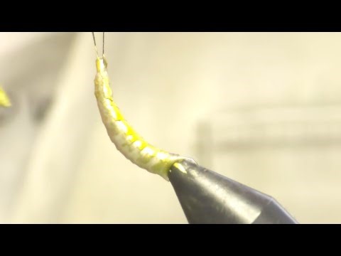 Realistic Mayfly Extended Body: Needle Technique (NO TALKING / ASMR)​#flytying#mayfly