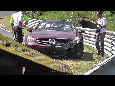 Mercedes SL65 AMG CRASH/Unfall @Nürburgring Nordschleife Touristenfahrten 14.06.2015