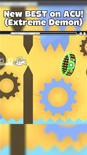 89% ON ACU... (Geometry Dash) #shorts
