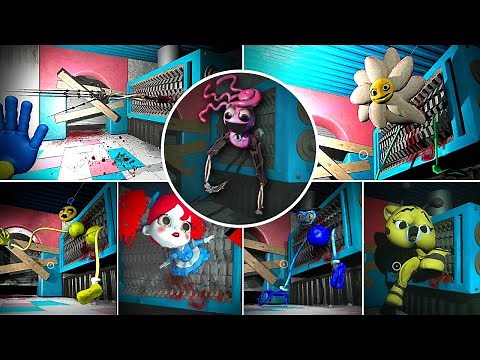 All CHAPTER 3 Characters get Destroyed by Grinder in Poppy Playtime