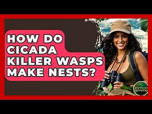How Do Cicada Killer Wasps Make Nests? - Reptilian Wonders