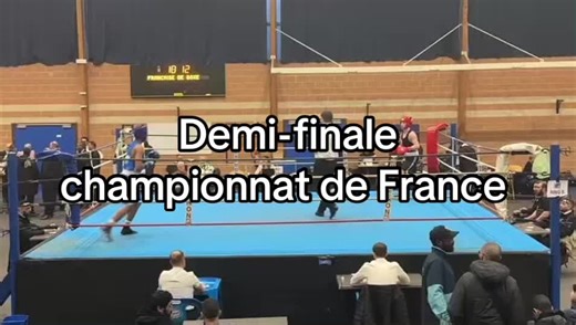 Red Highlights in French Boxing Championship