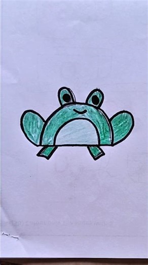 How To Draw Frog 🐸 || Drawing Tutorial || #viral #shortsfeed #drawing #art