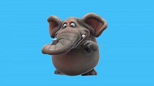 Fun 3D Cartoon Elephant Dancing Stock Video - Video of dancing, dance: 274835403