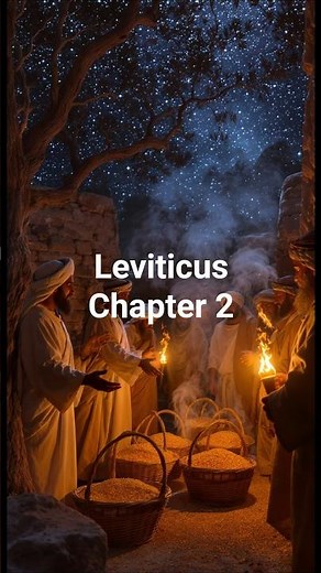 Leviticus Chapter 2 | The Grain Offering #scriptureexplained #biblestories #bible #sacredscriptures