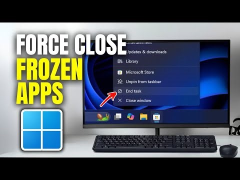 How to Force Close Frozen Apps in Windows 11 with One click | Full Guide