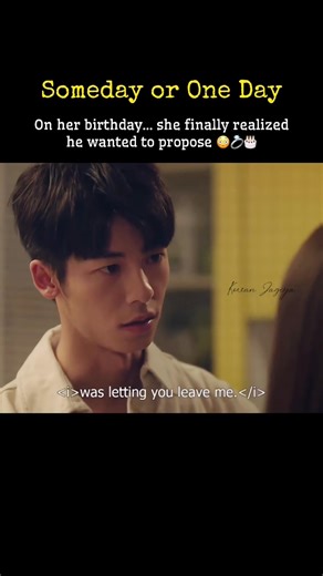 On her birthday… she finally realized he wanted to propose 😳💍🎂 #somedayoroneday #Taiwanese #shorts